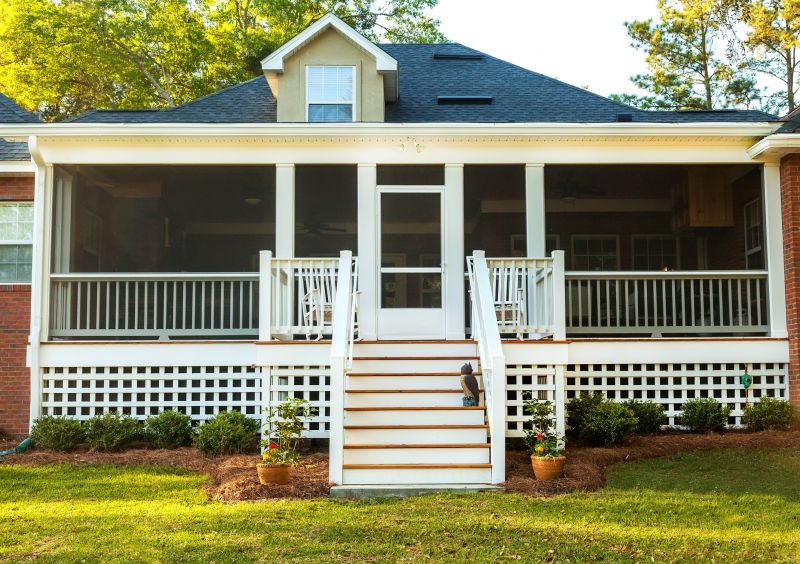 Screened In Porch Installation detail
